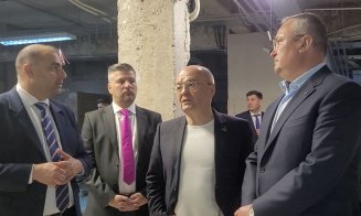 Candidatul PNL la prezidențiale, Nicolae Ciucă, a făcut o vizită pe șantierul noului Centru de Patologie Cerebrovasculară din Cluj