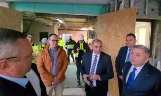 Candidatul PNL la prezidențiale, Nicolae Ciucă, a făcut o vizită pe șantierul noului Centru de Patologie Cerebrovasculară din Cluj