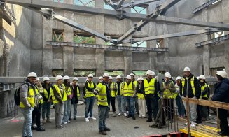 Cursurile practice pentru studenții de la Facultatea de Construcții continuă. Locul de studiu: șantierul proiectului RIVUS