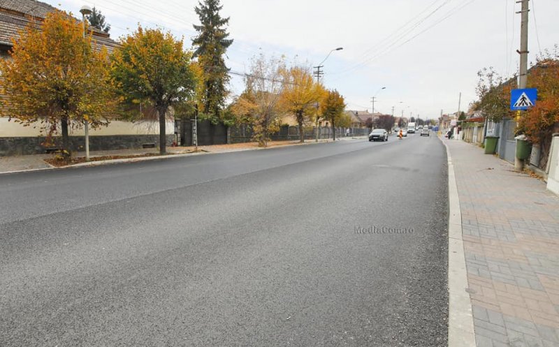 Strada Clujului din Turda a fost modernizată. Traficul îngreunat la ieșirea din oraș, eliminat