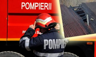INCENDIU la o casă din comuna Poieni, judeţul Cluj. De la ce a pornit focul