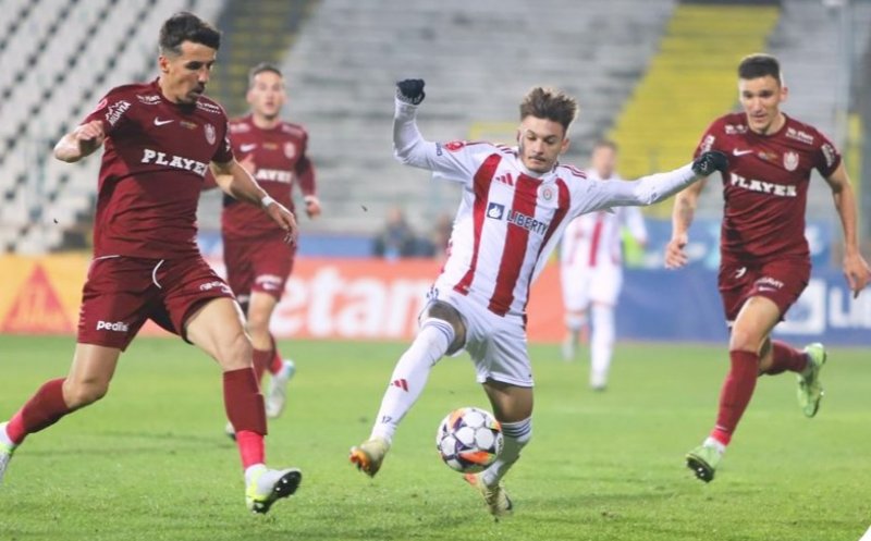 Chinuitor. CFR Cluj câștigă la Galați cu un singur șut pe poartă