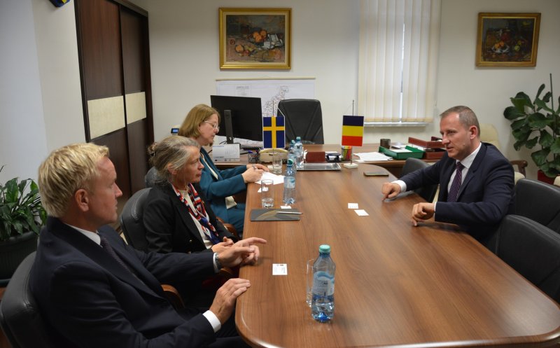 Noul vicepreședinte al CJ Cluj l-a primit în vizită pe ambasadorul Suediei: „Ne dorim ca discuțiile purtate să conducă la inițierea unor proiecte reciproc avantajoase”