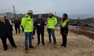 Ministrul Sănătății, pe șantierul Spitalului Regional de Urgență Cluj: "Ne preocupă să fie terminat la timp, adică până la jumătatea anului 2028"