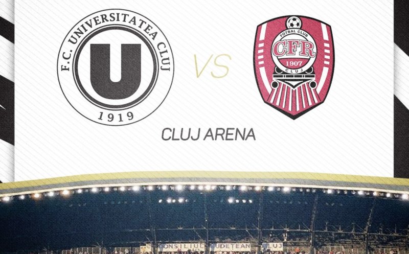 Biletele pentru Derby-ul Clujului au fost puse în vânzare. Cât costă