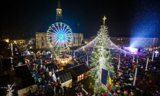 Târgul de Crăciun din Cluj poate fi vizitat din 22 noiembrie. Nu vor mai fi focuri de artificii / Iluminatul de sărbători în oraș, din 1 decembrie