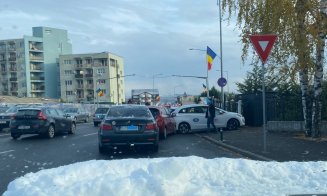 Accident rutier în lanț pe Calea Turzii din Cluj