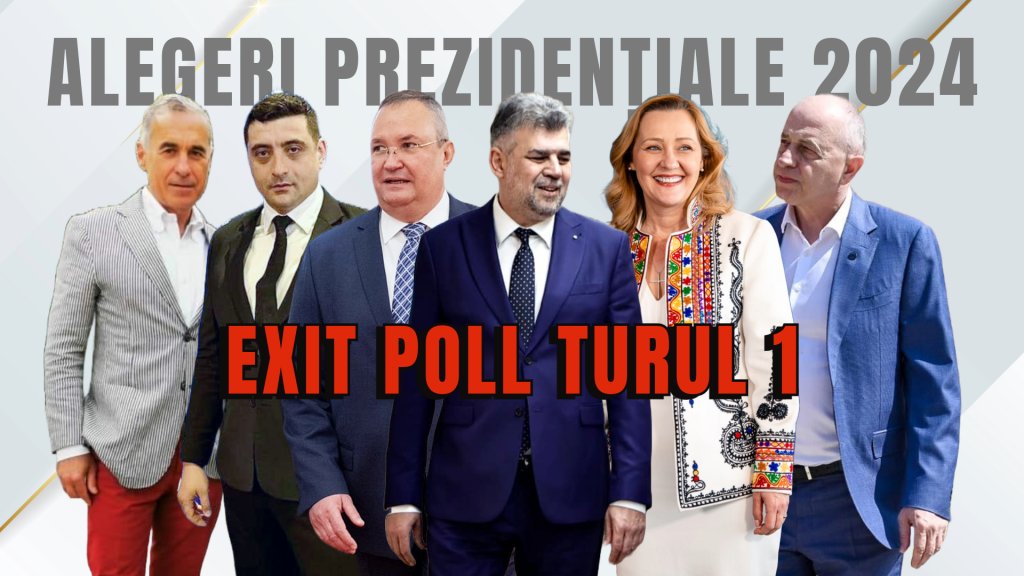REZULTATE EXIT POLL ALEGERI PREZIDENȚIALE / Surpriză majoră! Cu cine au votat românii în turul 1