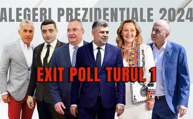 REZULTATE EXIT POLL ALEGERI PREZIDENȚIALE / Surpriză majoră! Cu cine au votat românii în turul 1
