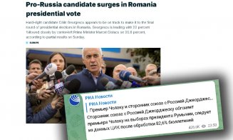 Cutremurul electoral din România în presa străină: „Candidatul aliniat Rusiei” intră în turul 2