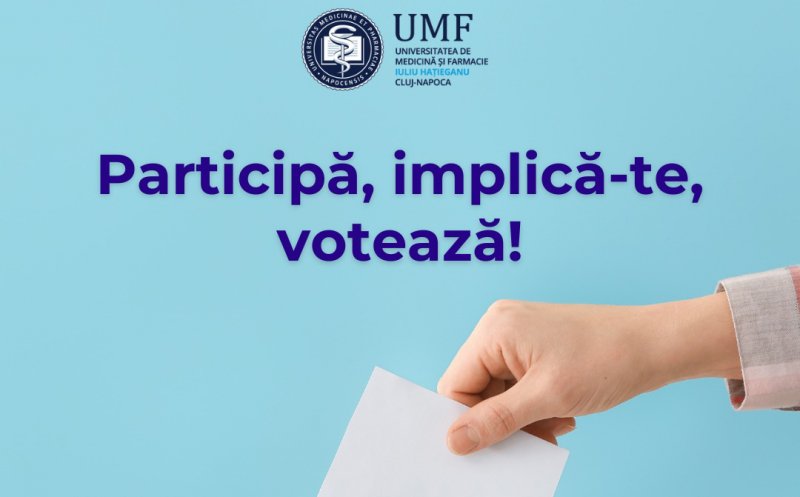 ABSENȚE MOTIVATE pentru studenții UMF Cluj care merg acasă să voteze și nu pot reveni luni la cursuri