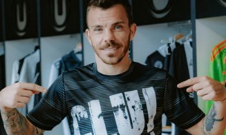 Dan Nistor de la "U" Cluj, "fotomodel" pentru tricoul aniversar - "Simbolul unor inimi româneşti"