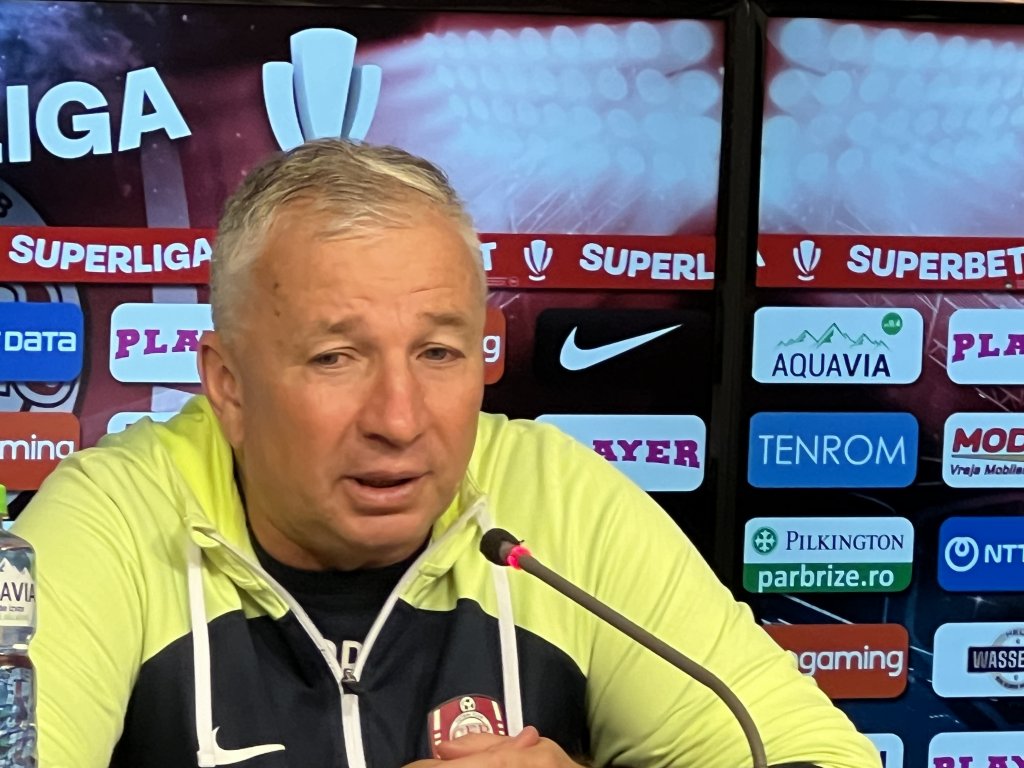 Dan Petrescu vrea în fotoliul de lider după derby-ul Craiova - CFR Cluj: „Va fi care pe care. Trebuie să dăm mai mult de 100% să ajungem pe primul loc”