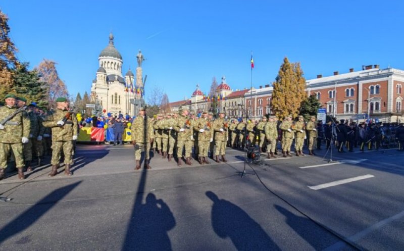 1 DECEMBRIE. Parada militară, pe Bulevardul Eroilor