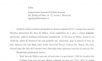 "Linie întreruptă, la pachet cu parapet": Propunerea Primăriei Jucu după ce IGPR şi DRDP le-au blocat drumul