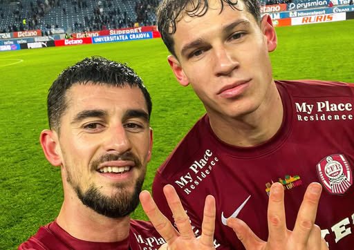 Ce mesaj a afişat kosovarul de la CFR Cluj după ce a marcat un gol în partida care a urcat gruparea "feroviară" pe primul loc în Superliga