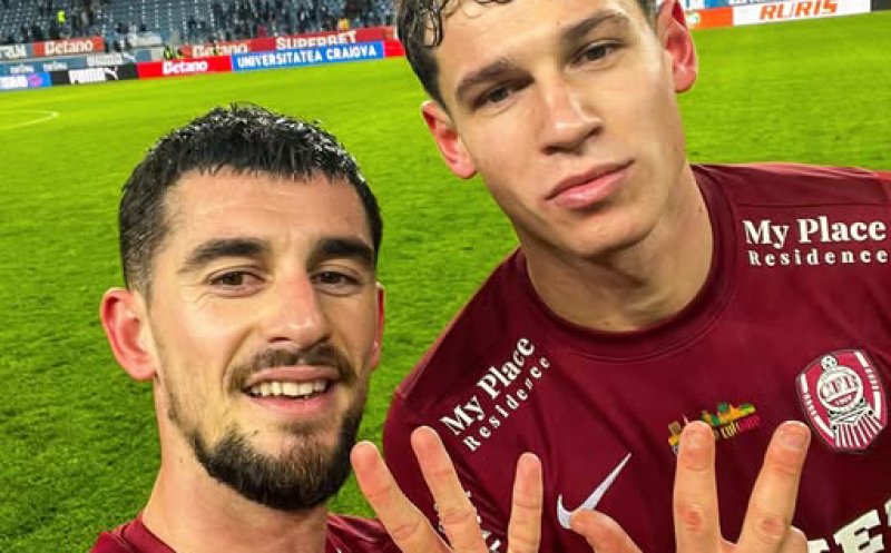Ce mesaj a afişat kosovarul de la CFR Cluj după ce a marcat un gol în partida care a urcat gruparea "feroviară" pe primul loc în Superliga