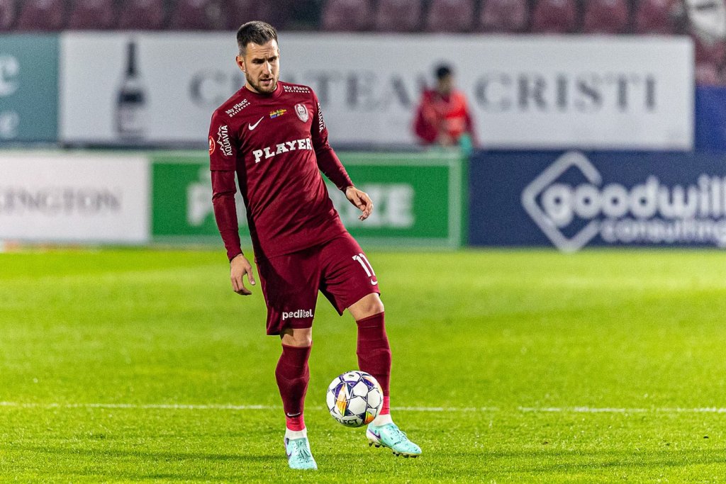 Bornă importantă atinsă de Păun. Mijlocașul a ajuns la 250 de meciuri în Superligă