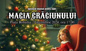 Spectacol muzical pentru copii „Magia sărbătorilor”, la Dej