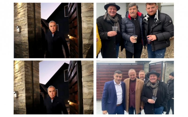 Şeful Autorității Electorale Permanente, la tăiatul porcului la vila de la Izvorani, de unde Călin Georgescu a dat declaraţiile de presă după turul 1