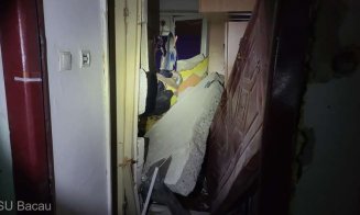 Explozie într-un bloc de garsoniere. Un bărbat a fost grav rănit și zeci de persoane au fost evacuate