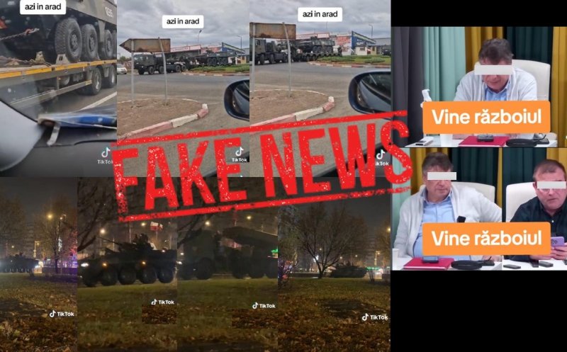 Armata Română semnalează înregistrări false pe TikTok în legătură cu tehnica militară: „Nu se recrutează tineri și rezerviști” / „Aceste manipulări induc panică”