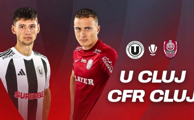 Astăzi se joacă Derby-ul Clujului. Bătălie la vârful clasamentului între "U" și CFR