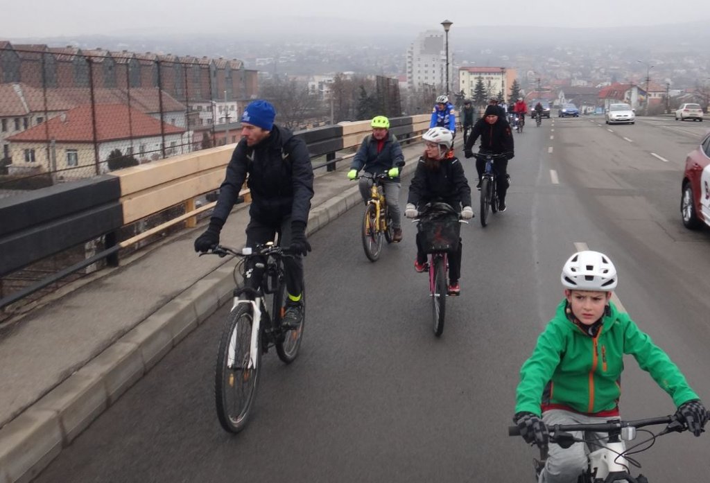 Clujenii care au o bicicletă în stare bună sunt așteptați sâmbătă la un nou marş al bicicliştilor