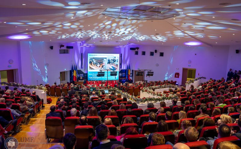 Gala Premiilor UMF Cluj. Rectorul Anca Buzoianu: "Succesul universității noastre e scris de oameni. Realizările lor reprezintă nu doar un motiv de mândrie, ci și o promisiune pentru un viitor mai bun"