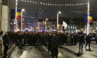 Încălzire pentru Derby. Fanii Universității s-au pregătit în centru pentru duelul cu CFR