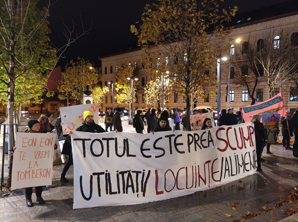 Protest împotriva chiriilor exorbitante din Cluj-Napoca. Chiria pentru 2 camere depășește salariul minim pe economie