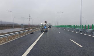 O nouă bucată de autostradă se dă în trafic "zilele următoare": "Antreprenorul s-a mobilizat bine şi se fac ultimele pregătiri"