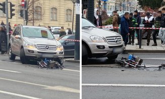 Cum s-a produs accidentul din Piața Unirii din Cluj în urma căruia un tânăr de 19 ani a fost transportat de urgență la spital