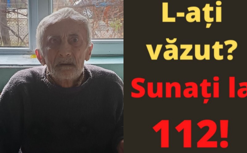 Dispariție misterioasă în Cluj! Un bunic de 76 de ani, căutat cu disperare!