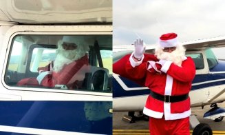 Magie la Aeroportul Cluj-Napoca! Moș Crăciun a aterizat și a împărțit cadouri copiilor