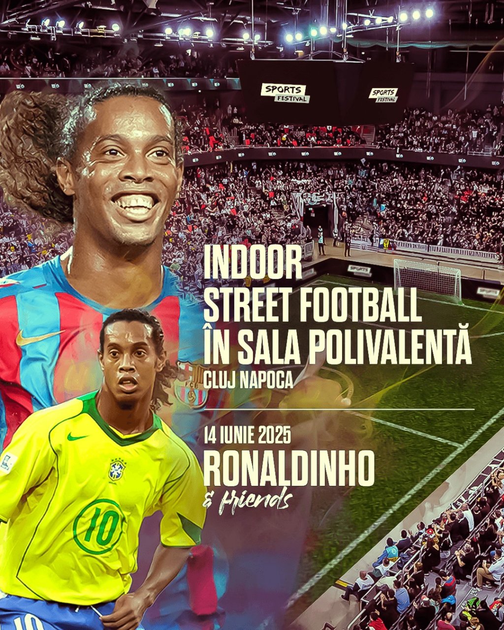 Primele bilete pentru show-ul lui Ronaldinho de la Sports Festival 2025. Cum pot fi achiziționate tichetele