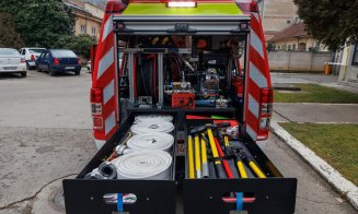 Pompierii clujeni au primit o autospecială 4x4 de ultimă generație. Costă cât un apartament