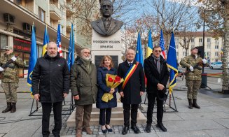 Bustul lui Woodrow Wilson, dezvelit în Piața Lucian Blaga