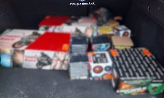 DOSAR PENAL: Clujean depistat de polițiști cu 20 kg de materiale pirotehnice