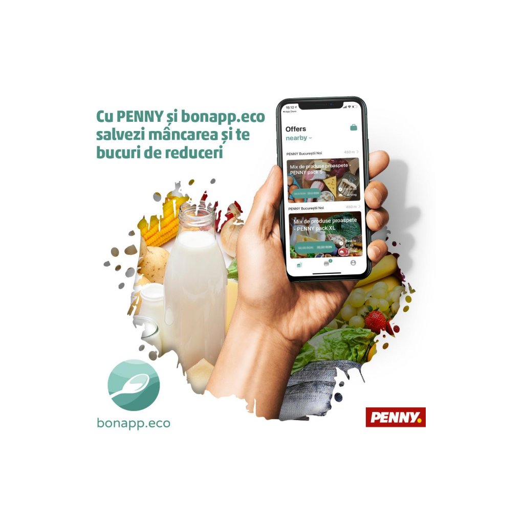 Cum să faci cumpărături inteligente și să ai un comportament de consum responsabil? Folosește aplicația Bonapp și cumpără din ofertele PENNY!
