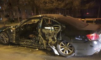Accident rutier grav în Cluj-Napoca: O tânără a fost transportată la spital