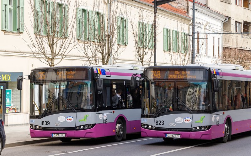 Programul mijloacelor de transport în comun din Cluj de Sărbători. Cum circulă de Crăciun și Revelion