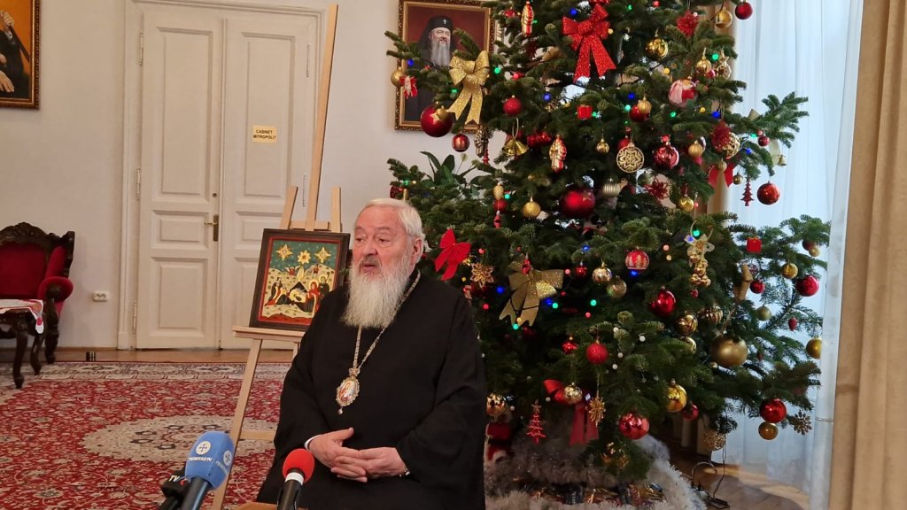 Mitropolitul Clujului, ÎPS Andrei, mesaj pentru credincioși de Crăciun: "Să fim mai buni și să îi ajutăm pe cei necăjiți!"
