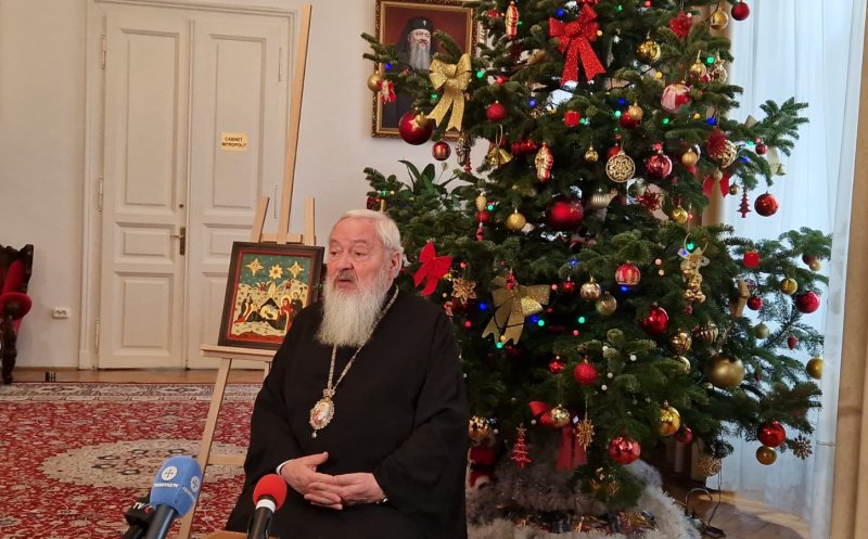 Mitropolitul Clujului, ÎPS Andrei, mesaj pentru credincioși de Crăciun: "Să fim mai buni și să îi ajutăm pe cei necăjiți!"