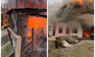 Tragedie înainte de Crăciun: Casa unei familii din Cluj a luat foc