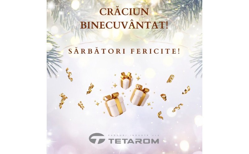 TETAROM SA le mulțumește tuturor colaboratorilor săi și le ureaza Sărbători Fericite!
