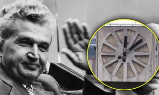 Povestea ceasului din Cluj care arată de 35 de ani ora la care a fugit cu elicopterul Nicolae Ceauşescu