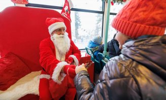 La Cluj-Napoca, Moșul circulă cu… tramvaiul