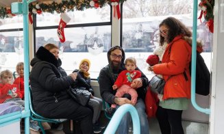 La Cluj-Napoca, Moșul circulă cu… tramvaiul