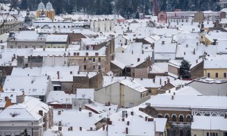 Iarnă à la Cluj în IMAGINI